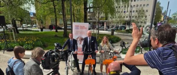 Bike to work Campaign; ambassador of The Netherlands in Slovenia Johan O. Verboom