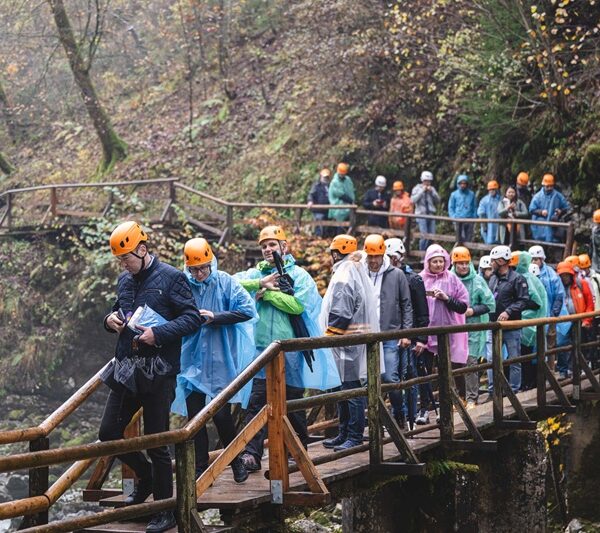 VIP visit to Vintgar Gorge foto Nik Bertoncelj